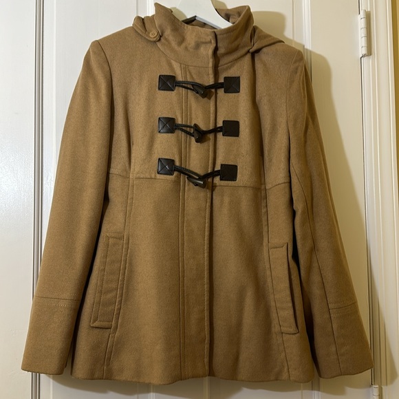 Michael Michael Kors Women’s Wool Jacket Coat Camel Brown - Picture 4 of 9